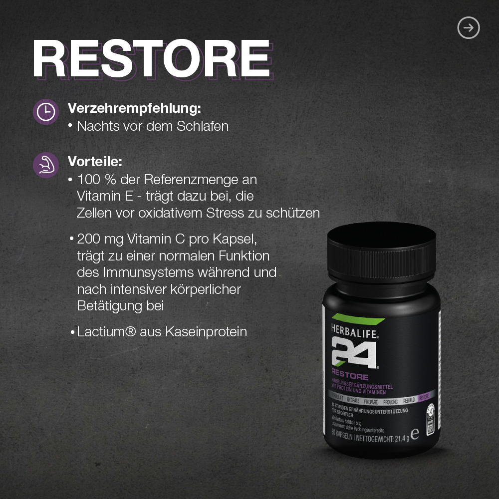 H24 Restore 30 Kapseln Herbalife