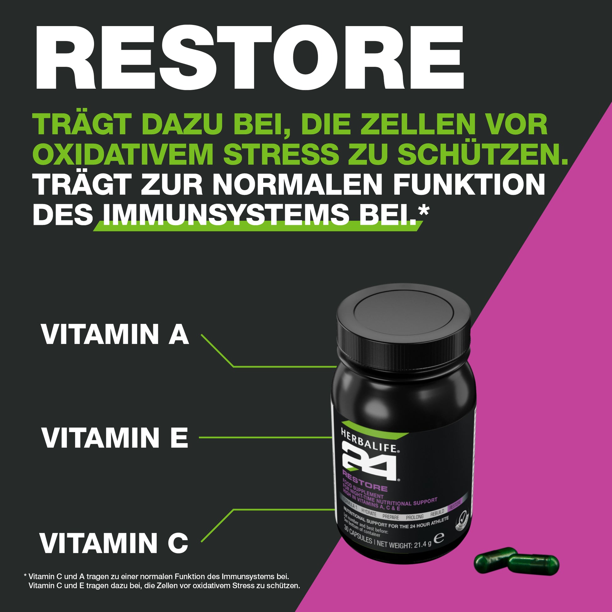 H24 Restore 30 Kapseln Herbalife