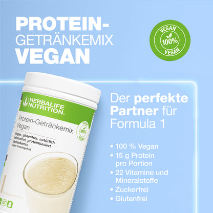 Protein-Getränkemix Vegan Vanillegeschmack 560 g