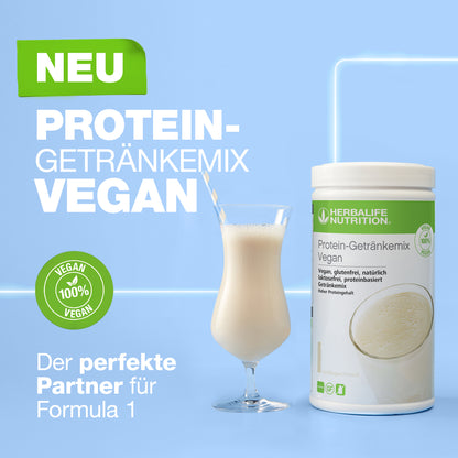 Protein-Getränkemix Vegan Vanillegeschmack 560 g