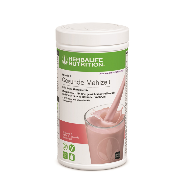 Formula 1 ohne Soja, Laktose und Gluten, mit Himbeere & weisse schokolade 500 g Herbalife Stratulat