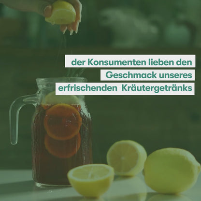 Instant-Kräutergetränk mit Tee-Extrakten